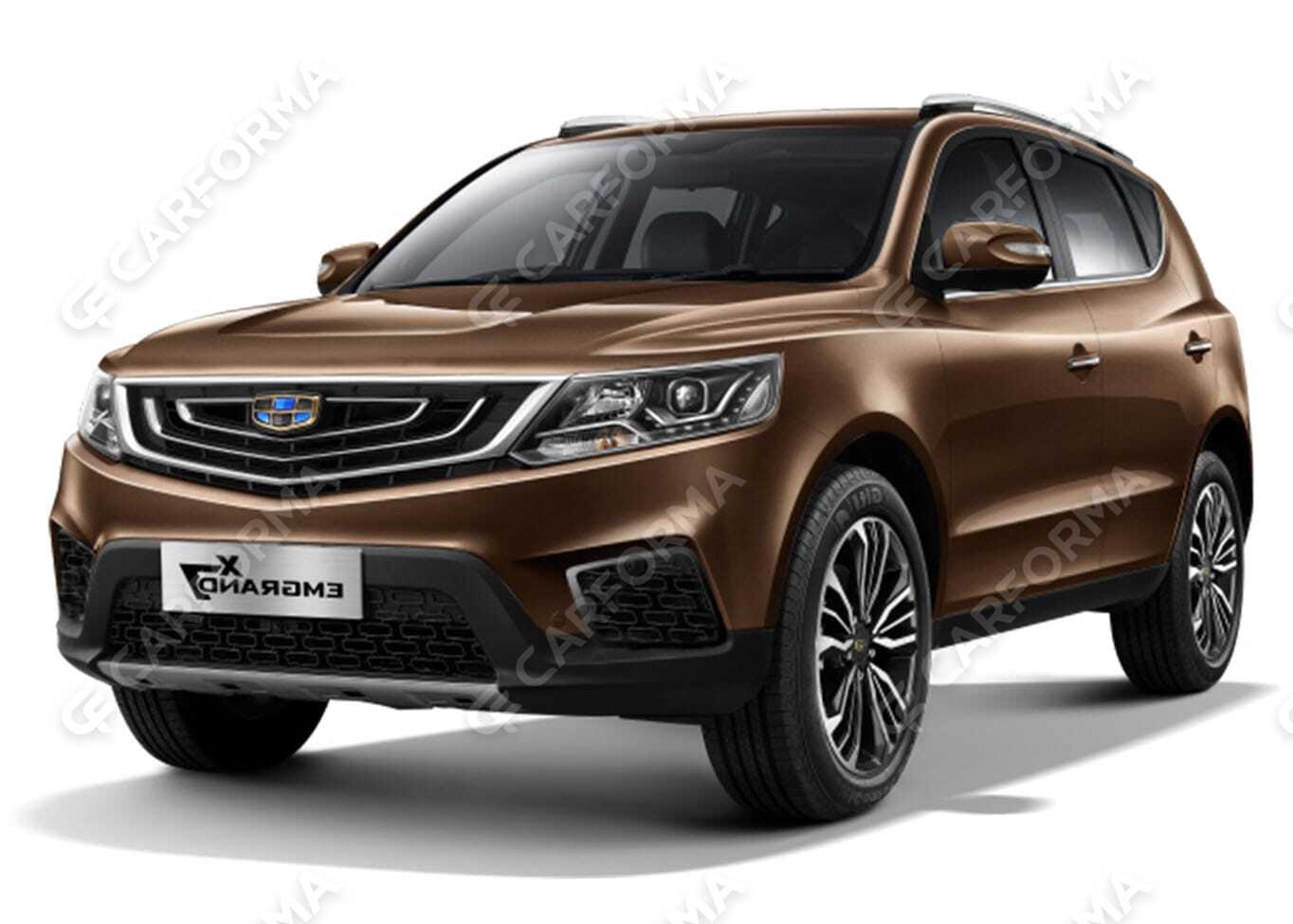 Ворсовые коврики на Geely Emgrand X7 второй рестайлинг 2019&nbsp;-&nbsp;2022