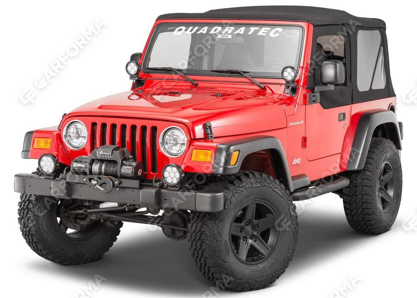Ворсовые коврики на Jeep Wrangler (TJ) 1996&nbsp;-&nbsp;2006
