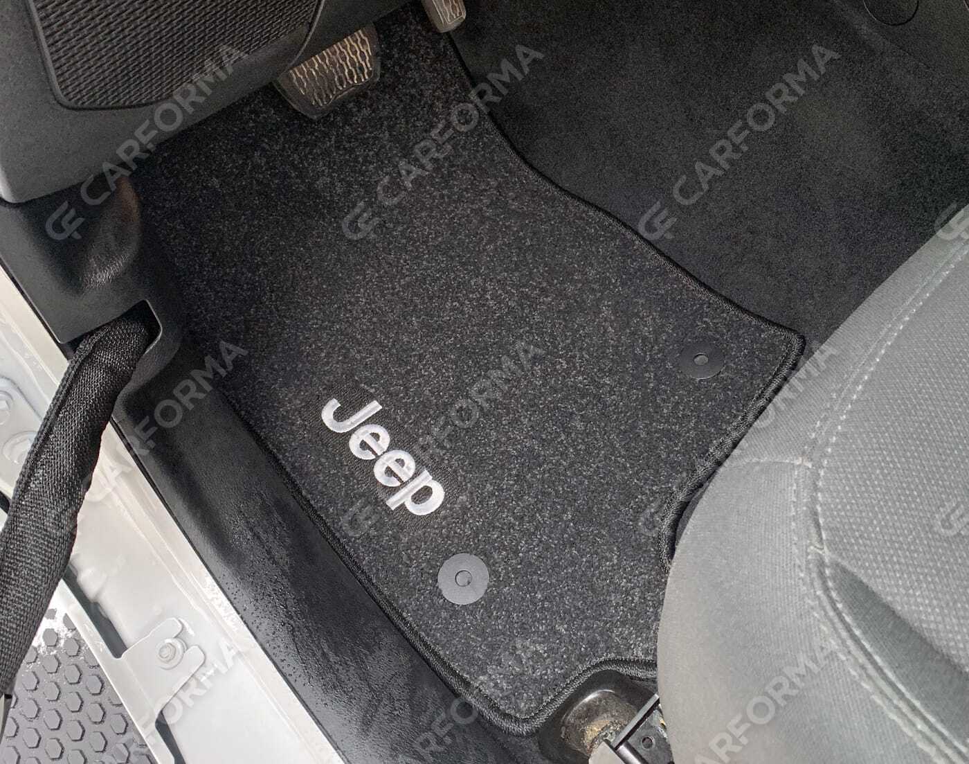 Ворсовые коврики на Jeep Wrangler (JL) 2017&nbsp;-&nbsp;2026 в Череповеце