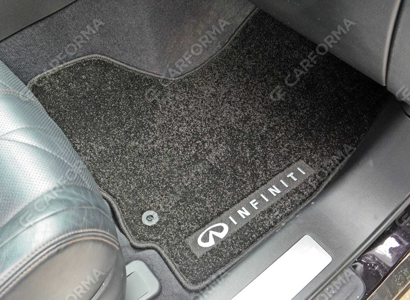 Ворсовые коврики на Infiniti QX70 2013&nbsp;-&nbsp;2019 в Череповеце