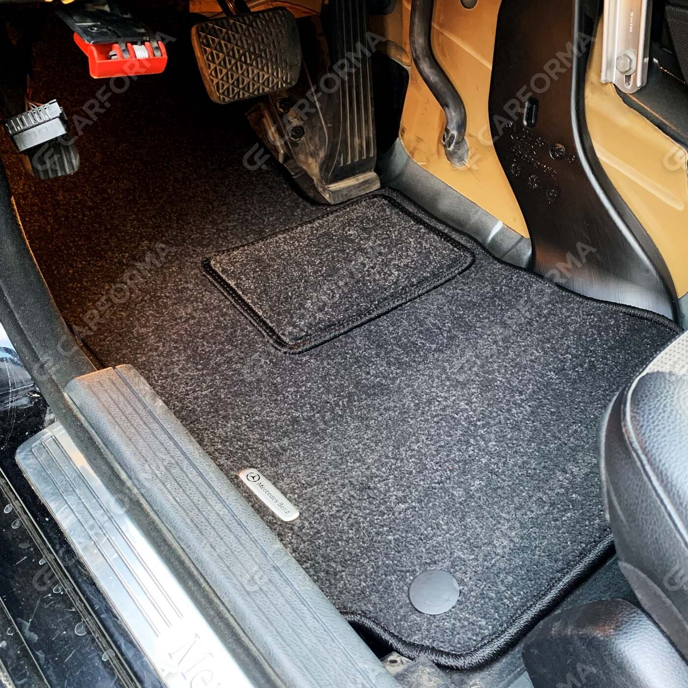 Ворсовые коврики на Mercedes C (W204) 2007&nbsp;-&nbsp;2015 в Череповеце
