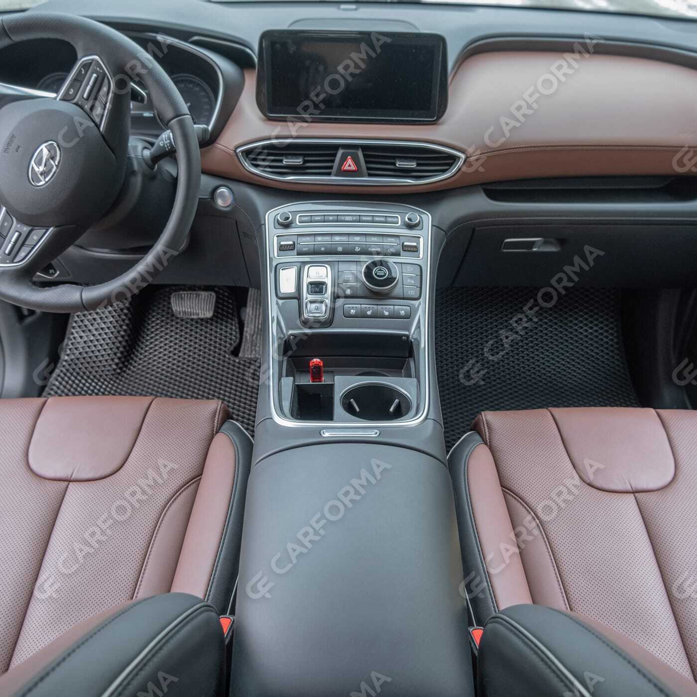 Ворсовые коврики на Hyundai Santa Fe IV рестайлинг 2020&nbsp;-&nbsp;2026 в Череповеце