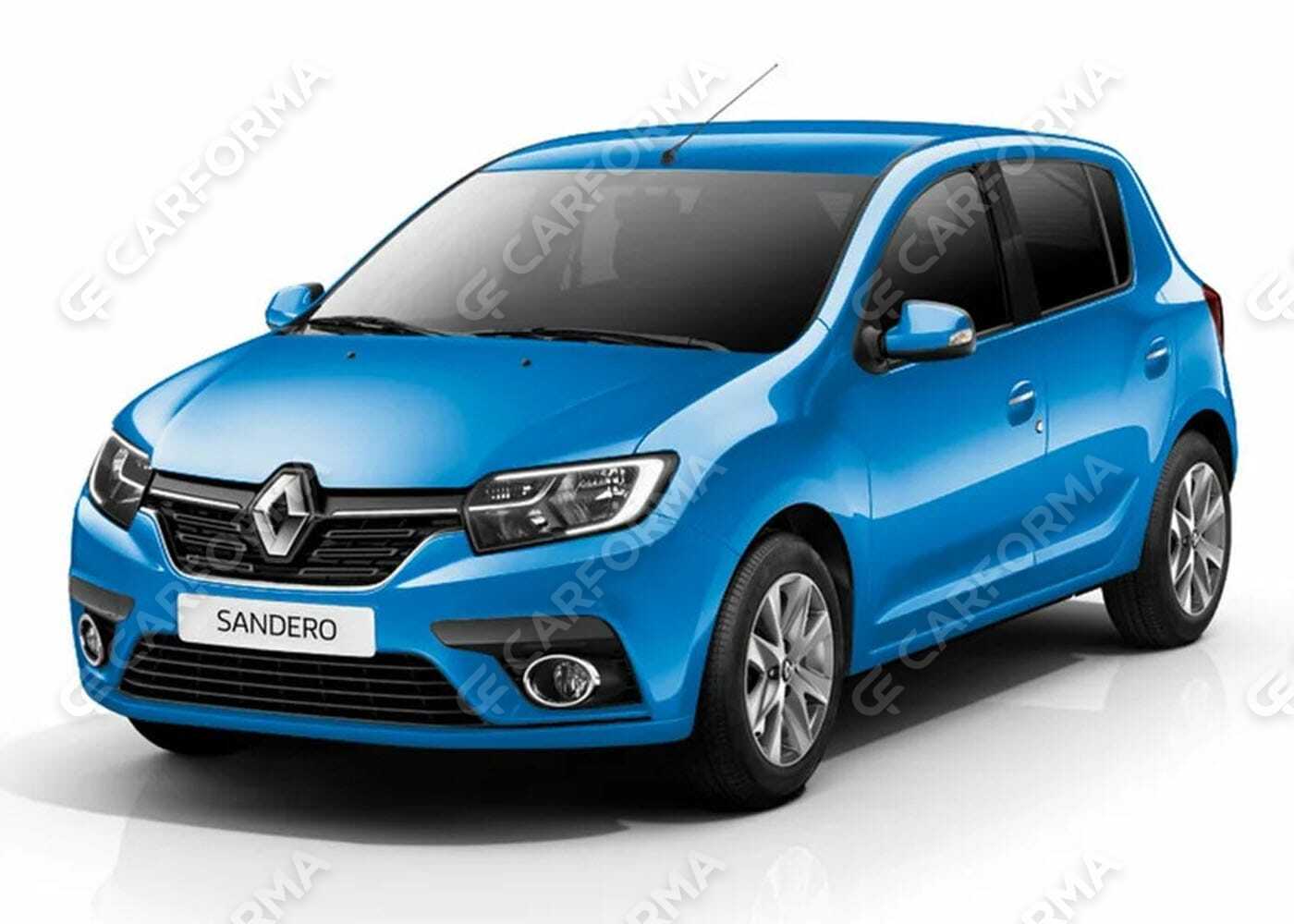 Ворсовые коврики на Renault Sandero II 2014&nbsp;-&nbsp;2026