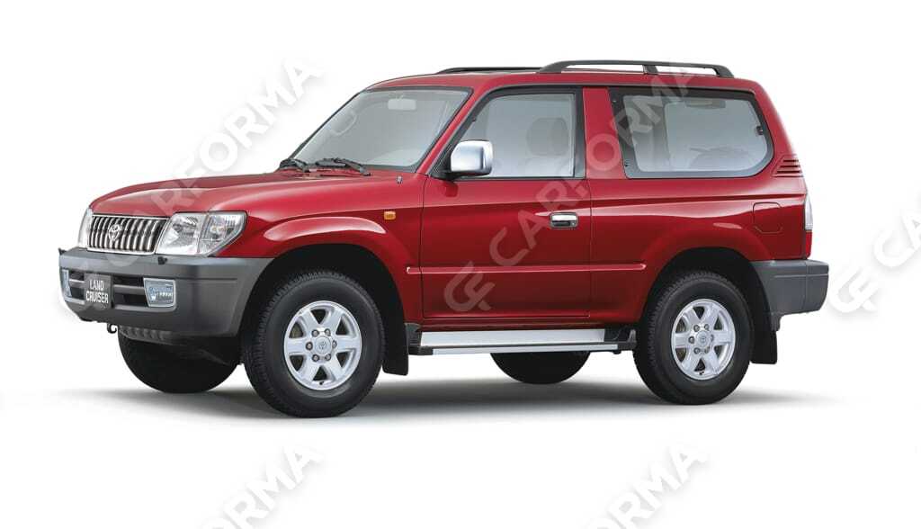Ворсовые коврики на Toyota Land Cruiser Prado 90 1996&nbsp;-&nbsp;2002