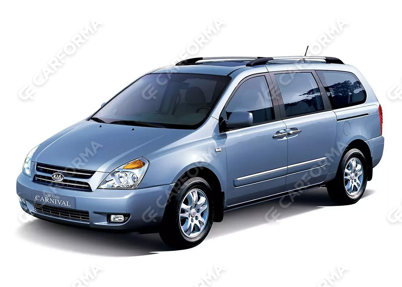 Ворсовые коврики на KIA Carnival II 2006&nbsp;-&nbsp;2014