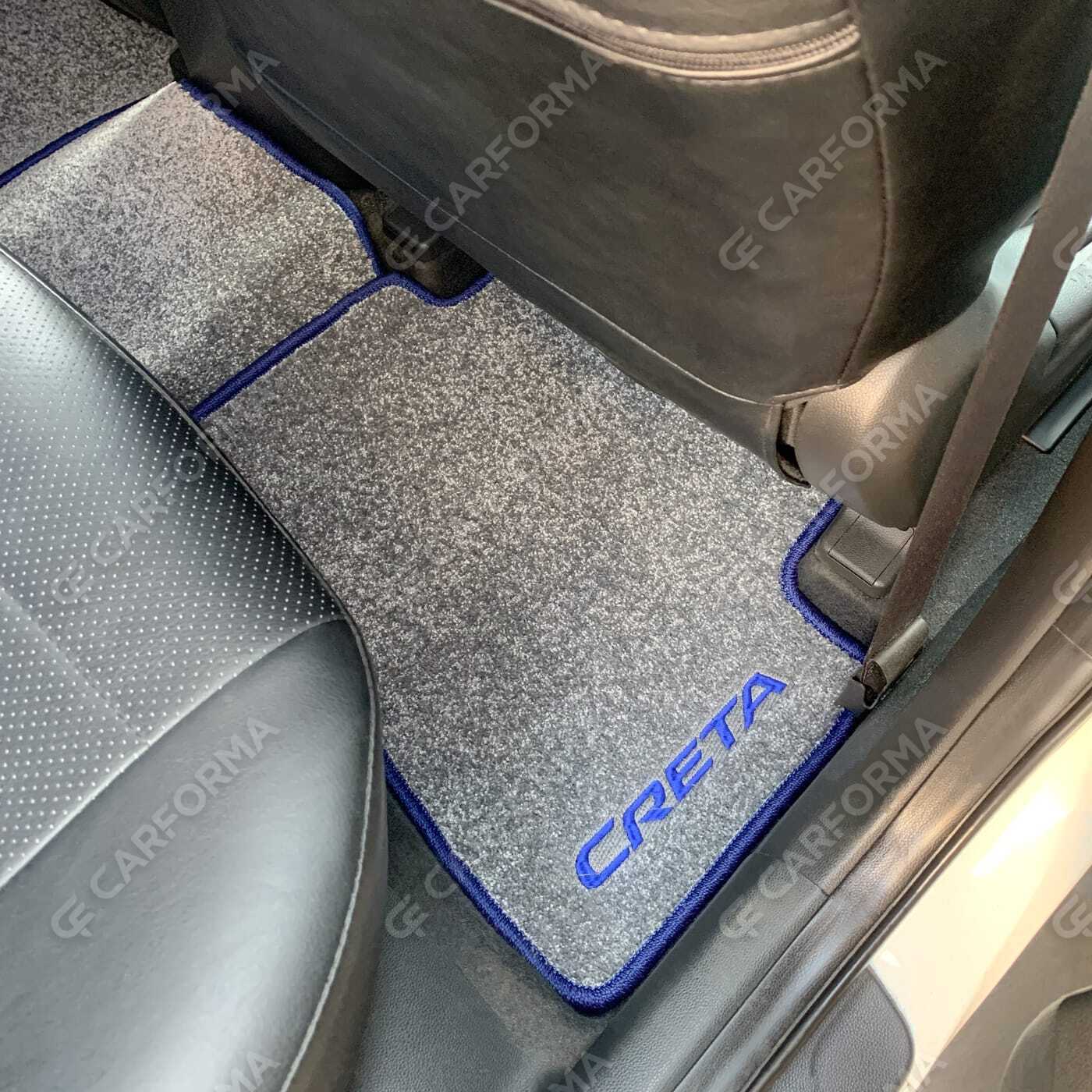 Ворсовые коврики на Hyundai Creta I 2016&nbsp;-&nbsp;2021 в Череповеце