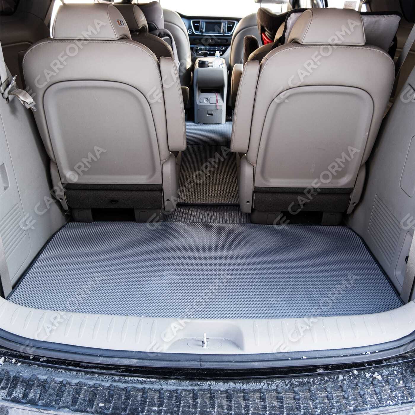 Ворсовые коврики на KIA Carnival III 9 мест и 11 мест 2014&nbsp;-&nbsp;2021 в Череповеце