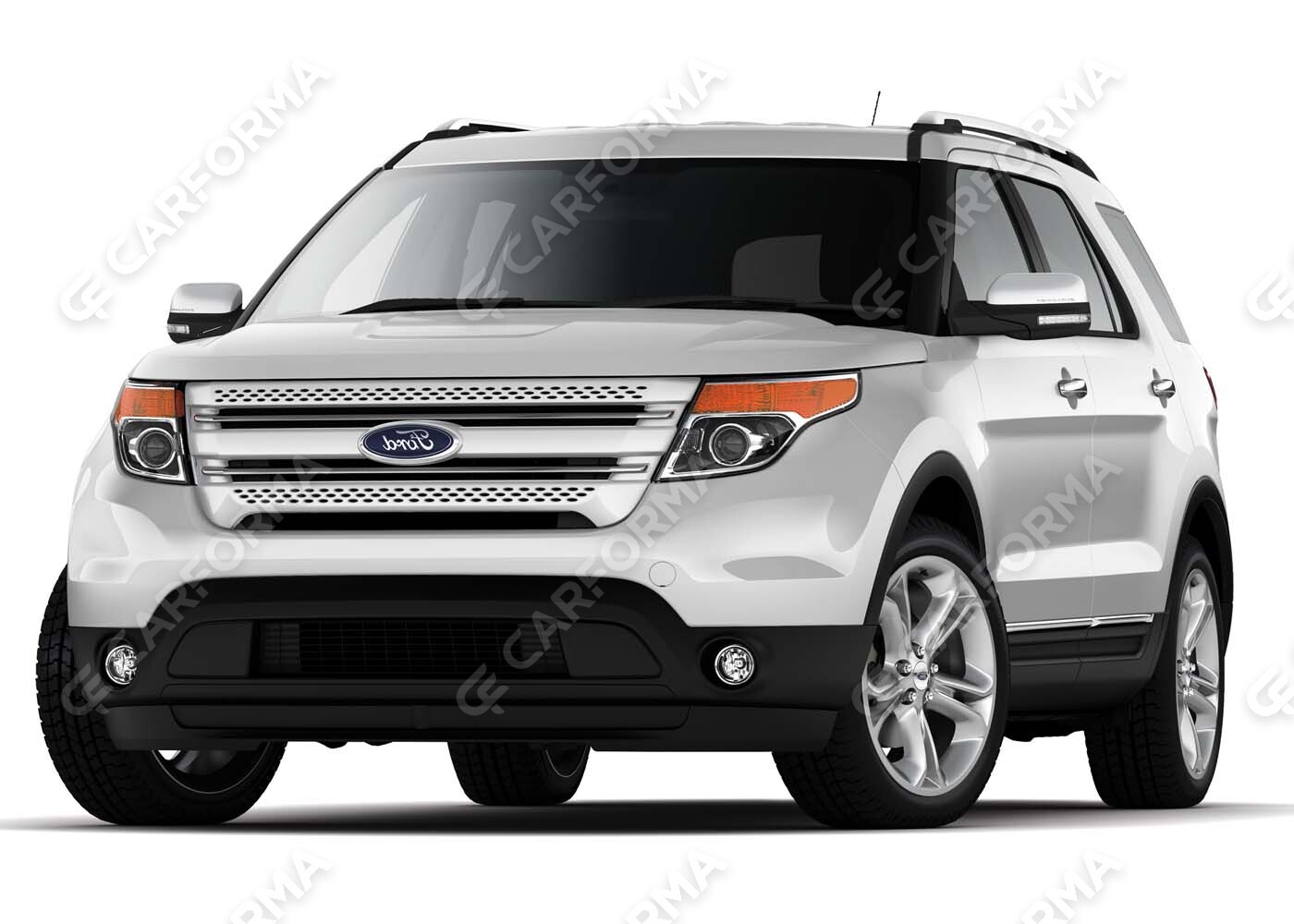 Ворсовые коврики на Ford Explorer V 2010&nbsp;-&nbsp;2019