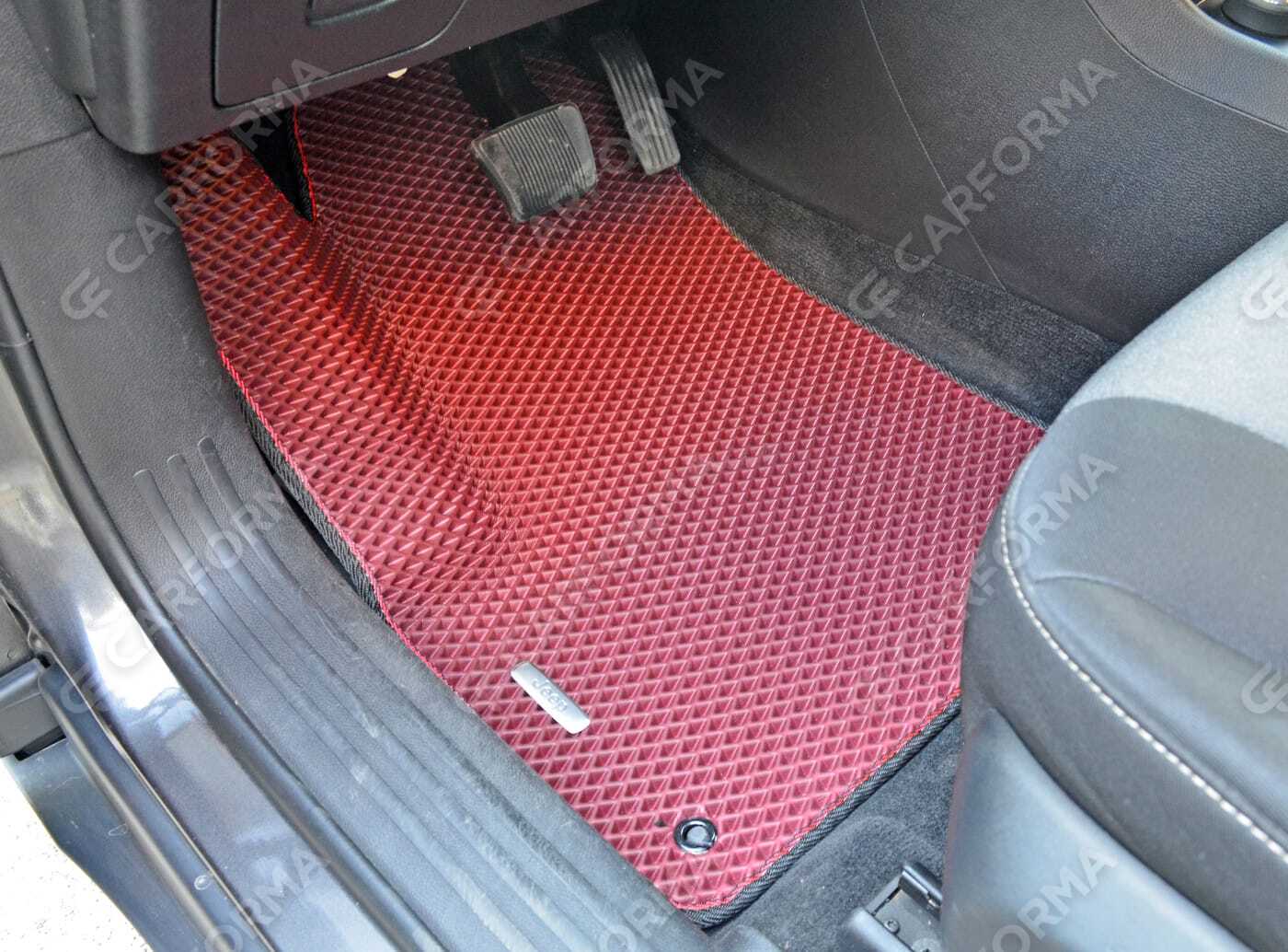 Ворсовые коврики на Jeep Cherokee (KL) 2013&nbsp;-&nbsp;2023 в Череповеце