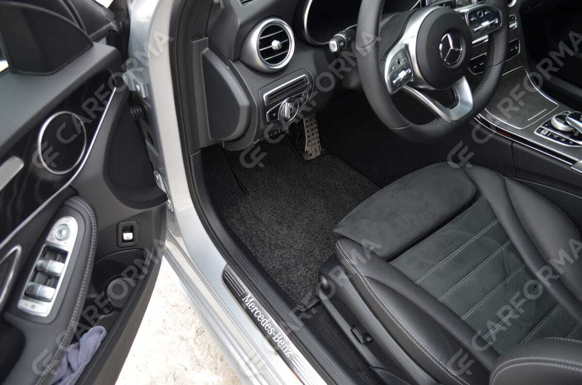 Ворсовые коврики на Mercedes C (W205) 2014&nbsp;-&nbsp;2023 в Череповеце