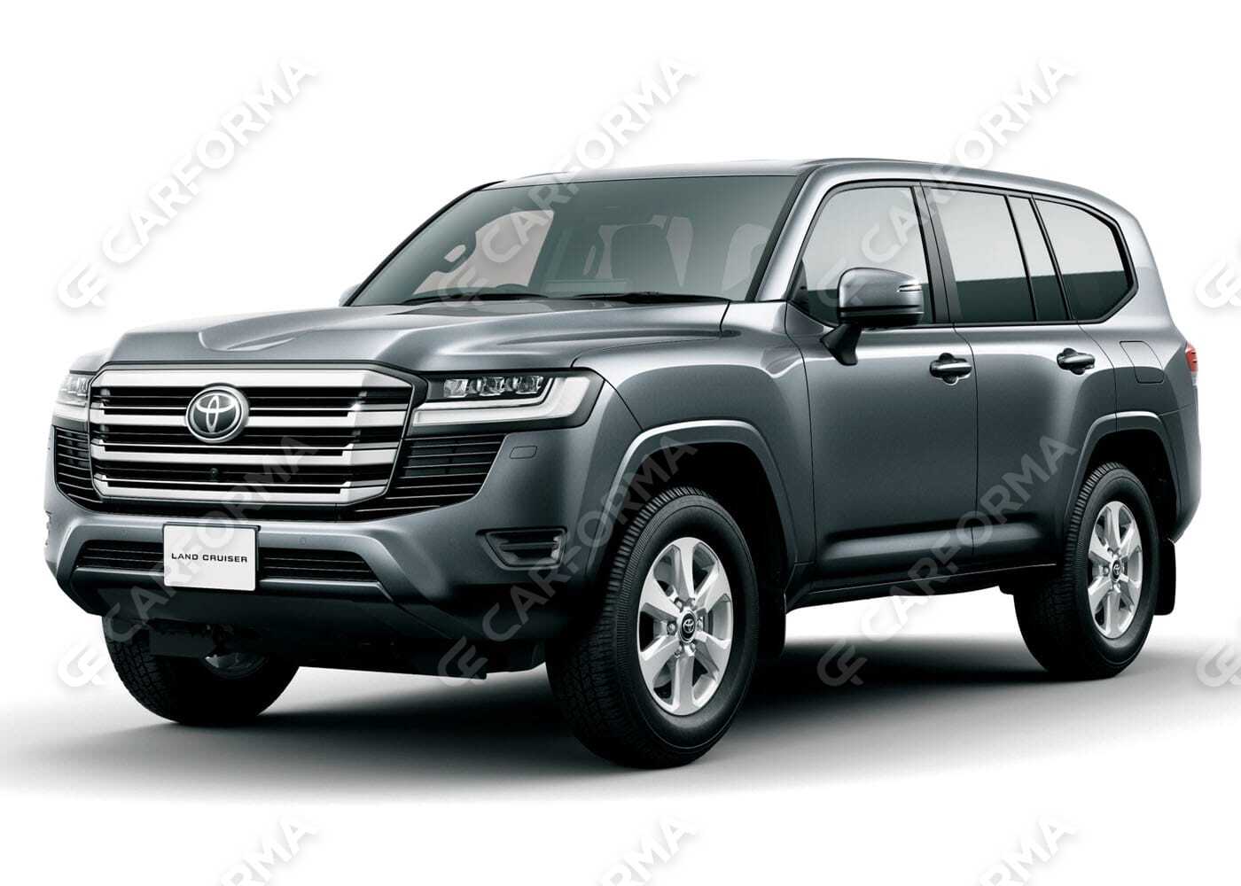 Ворсовые коврики на Toyota Land Cruiser 300 2021&nbsp;-&nbsp;2026