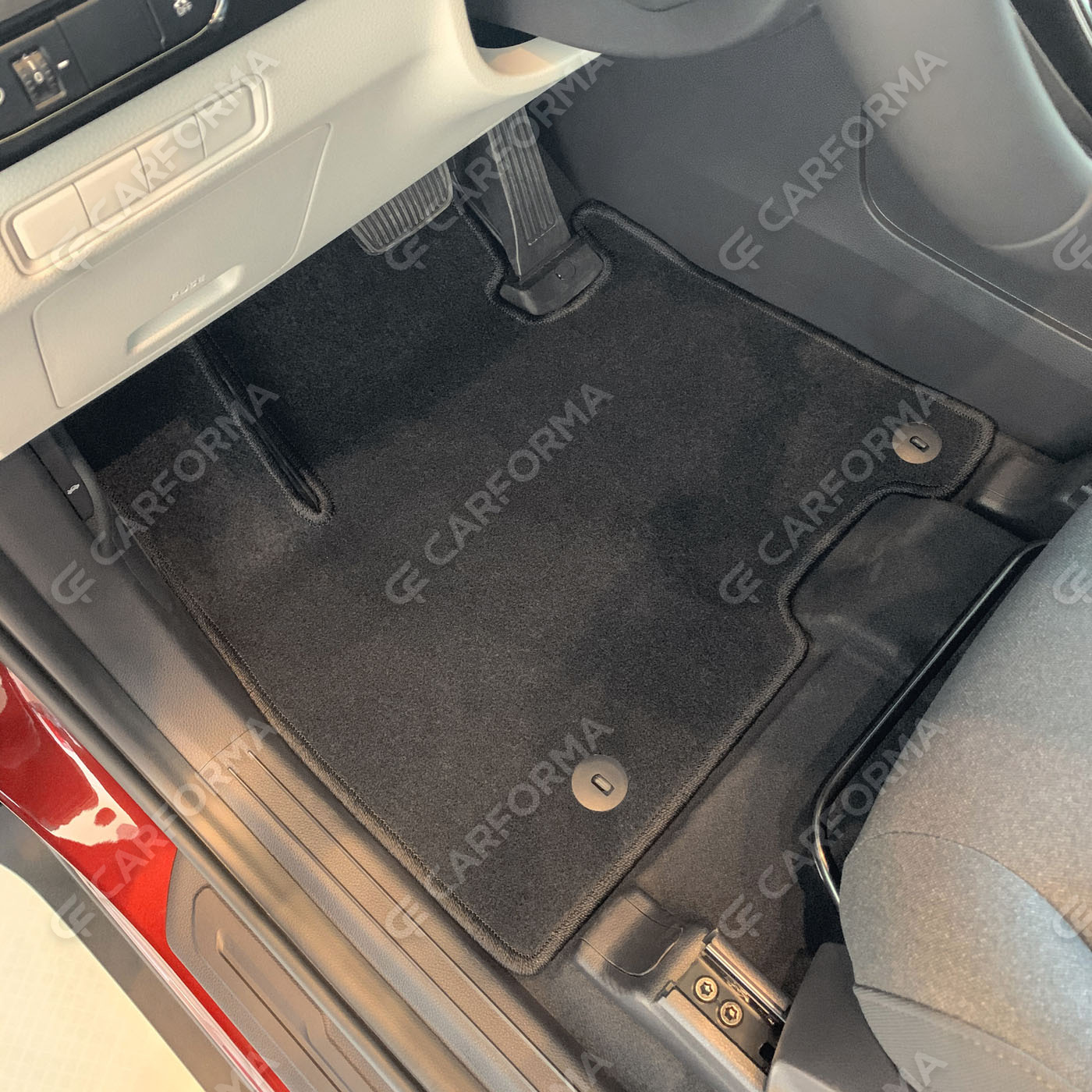 Ворсовые коврики на KIA Carnival IV 7 мест с оттоманками 2020&nbsp;-&nbsp;2026 в Череповеце