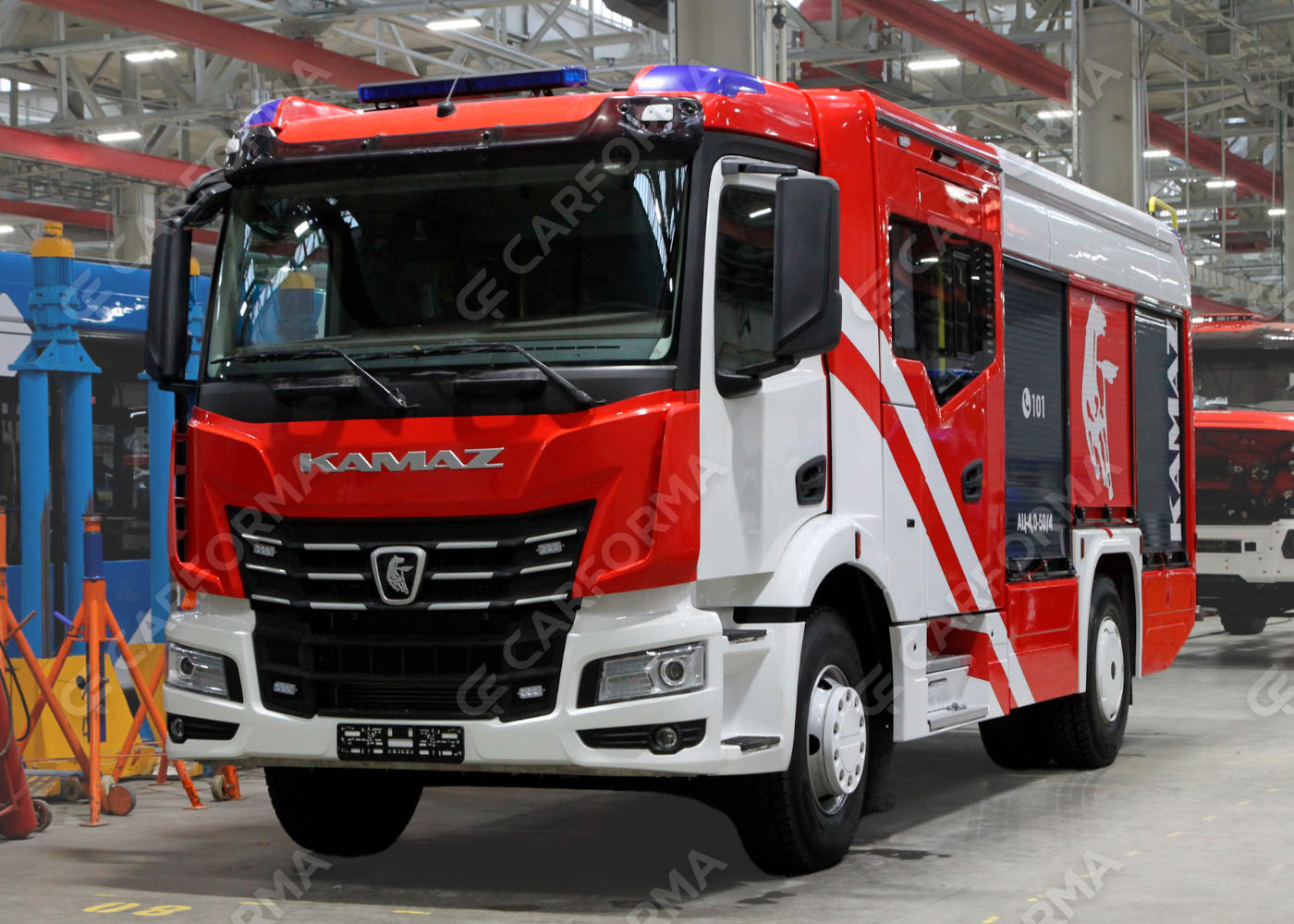 Ворсовые коврики на КамАЗ К5 узкая заниженная кабина 2025&nbsp;-&nbsp;2026