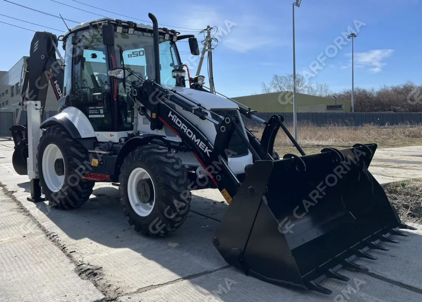 Ворсовые коврики на Спецтехника Экскаватор-погрузчик Hidromek HMK 102B Alpha K4 2022&nbsp;-&nbsp;2026 в Череповеце