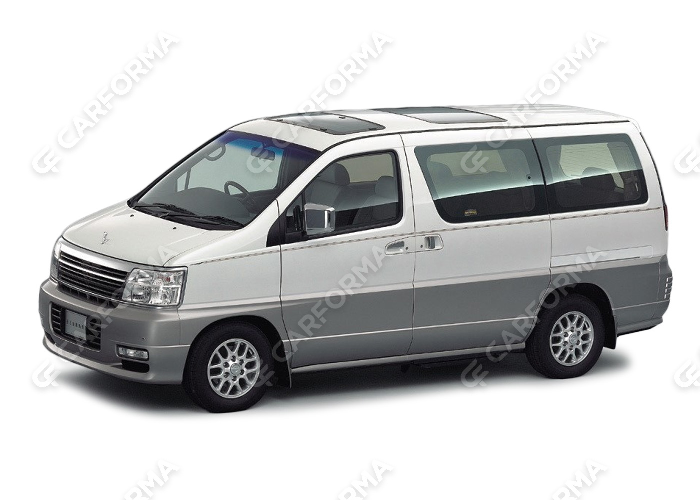 Ворсовые коврики на Nissan Elgrand (E50) 1997&nbsp;-&nbsp;2002