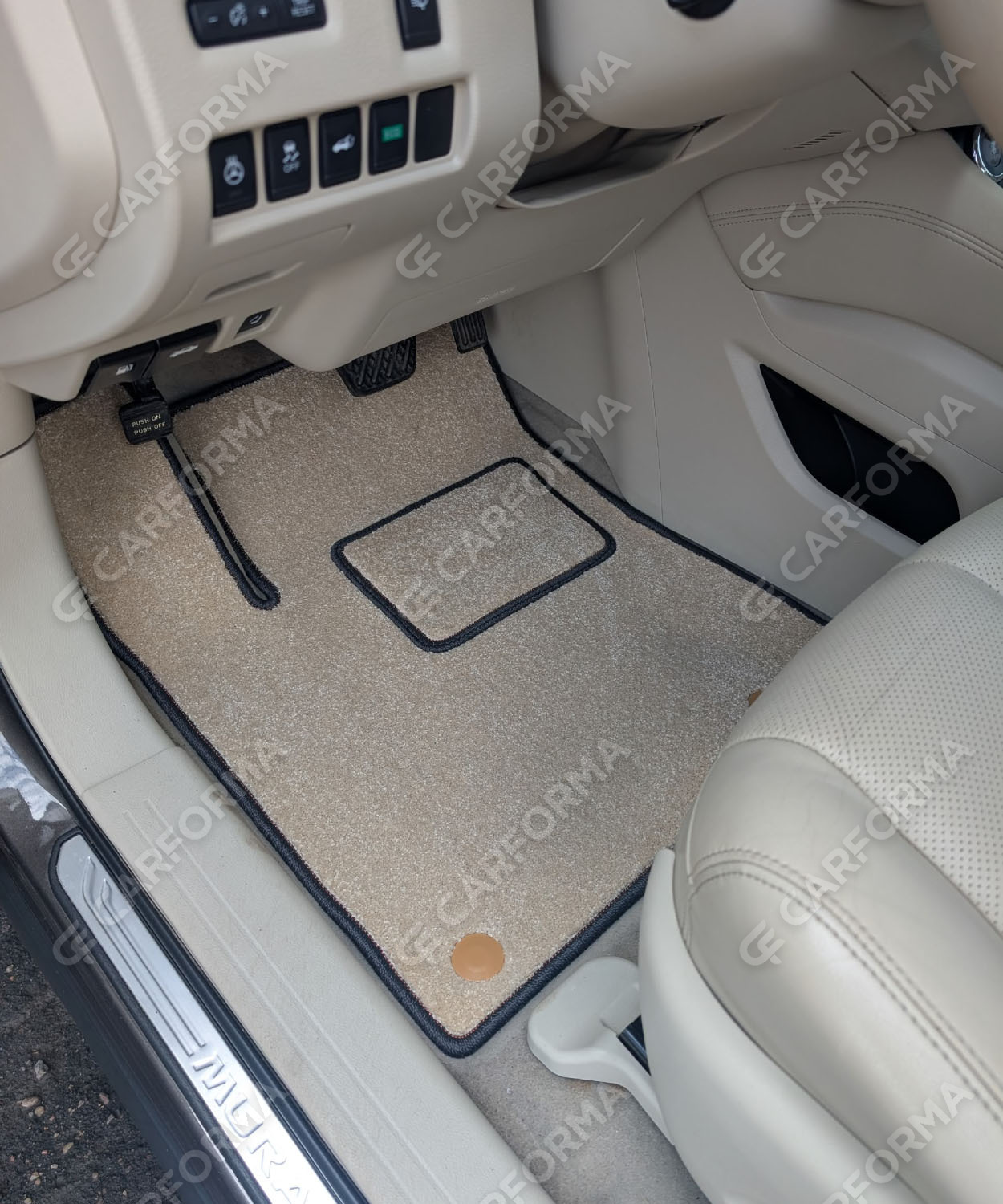 Ворсовые коврики на Nissan Murano (Z52) 2014&nbsp;-&nbsp;2022 в Череповеце