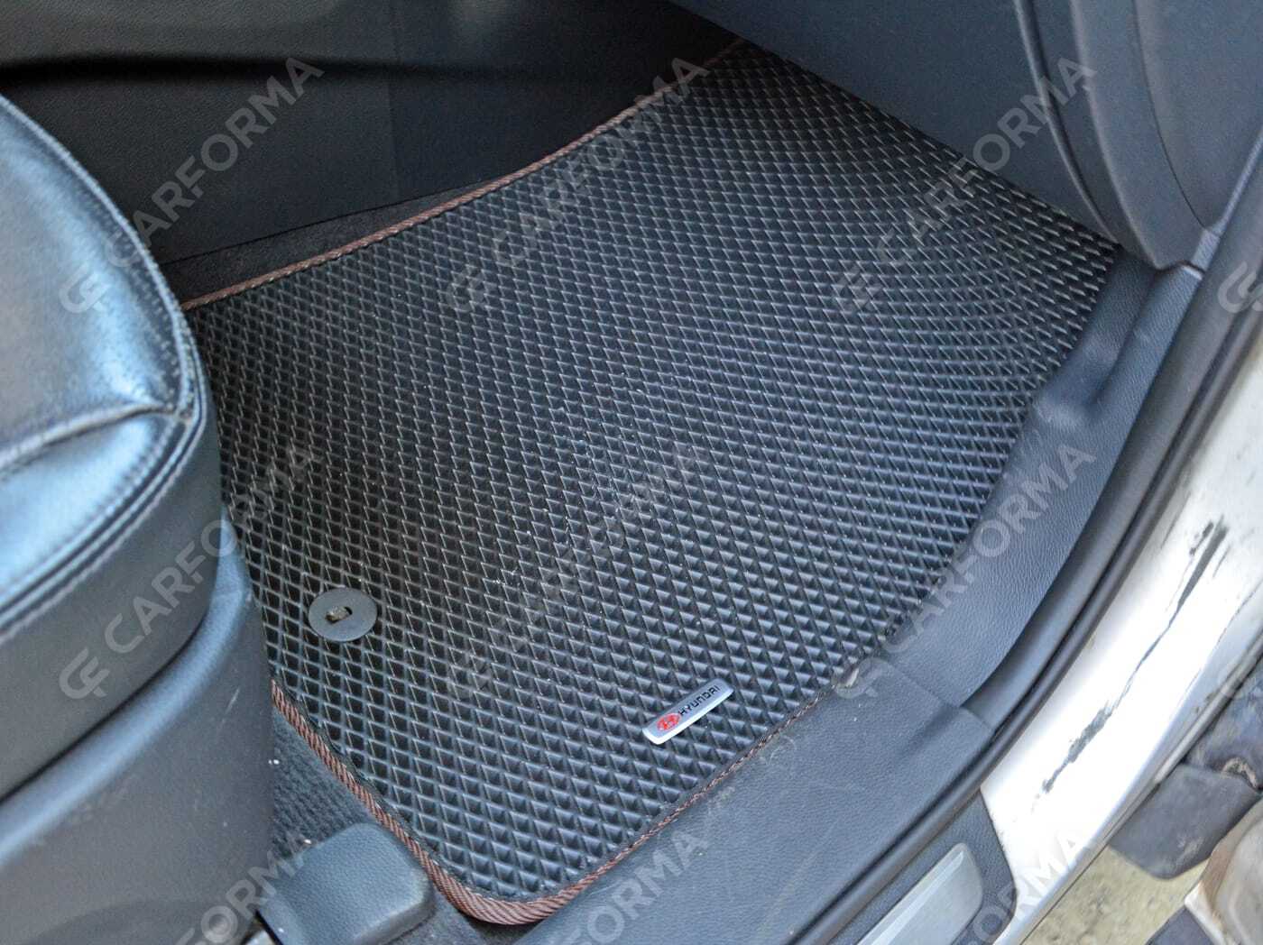 Ворсовые коврики на Hyundai Santa Fe III 2012&nbsp;-&nbsp;2019 в Череповеце