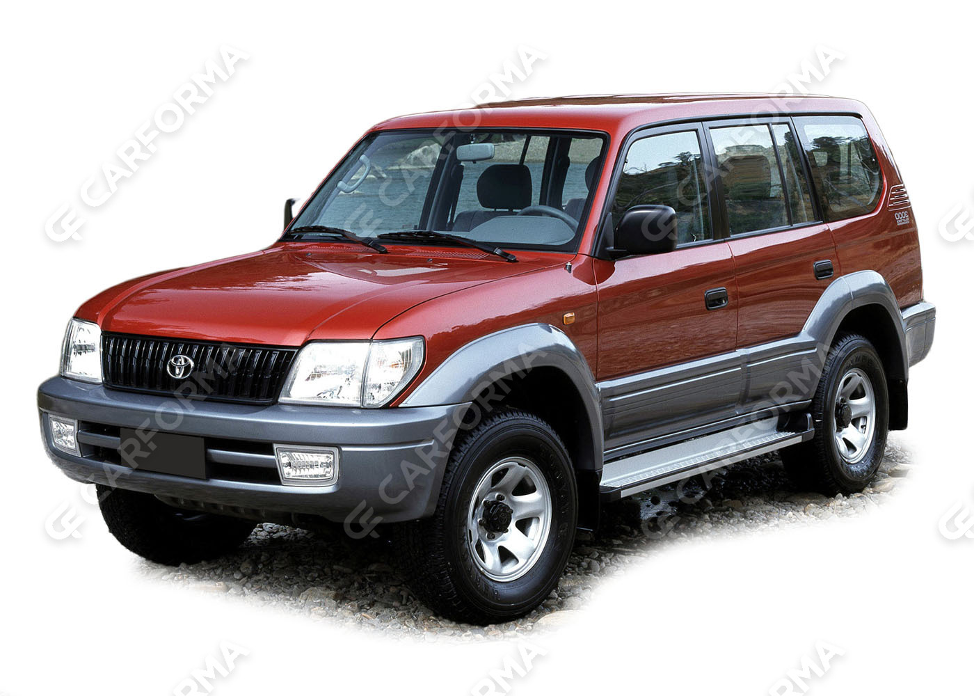 Ворсовые коврики на Toyota Land Cruiser Prado 95 1996&nbsp;-&nbsp;2002