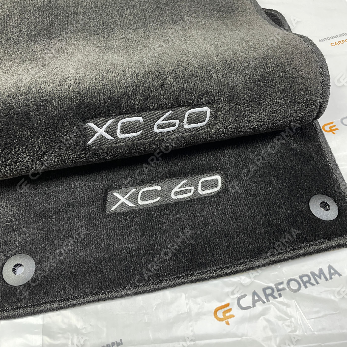 Ворсовые коврики на Volvo XC60 II 2017&nbsp;-&nbsp;2026 в Череповеце