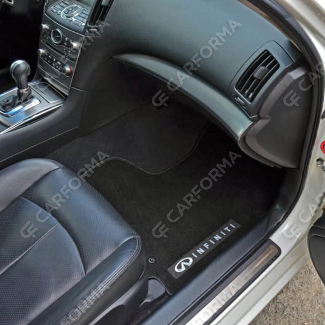 Ворсовые коврики на Infiniti Q60 I 2013&nbsp;-&nbsp;2016 в Череповеце