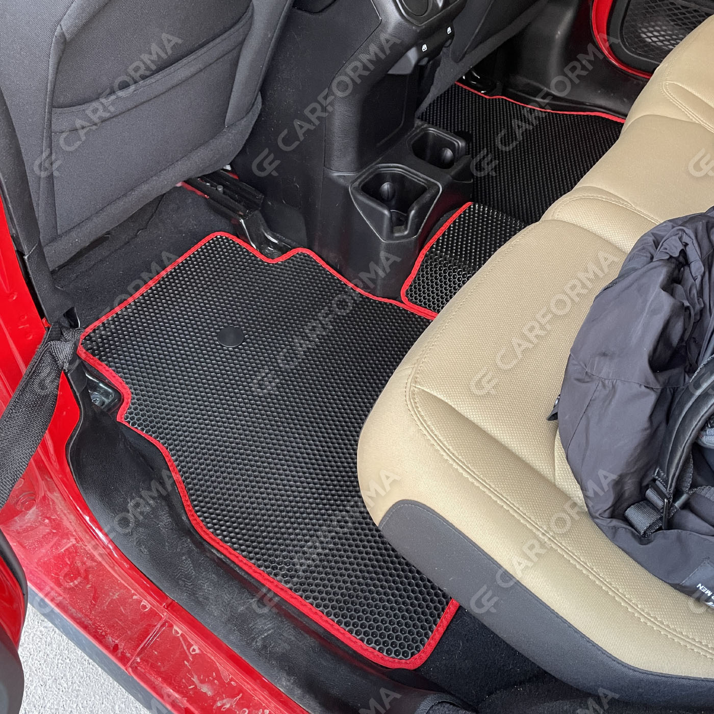 Ворсовые коврики на Jeep Wrangler (JL) 2017&nbsp;-&nbsp;2026 в Череповеце