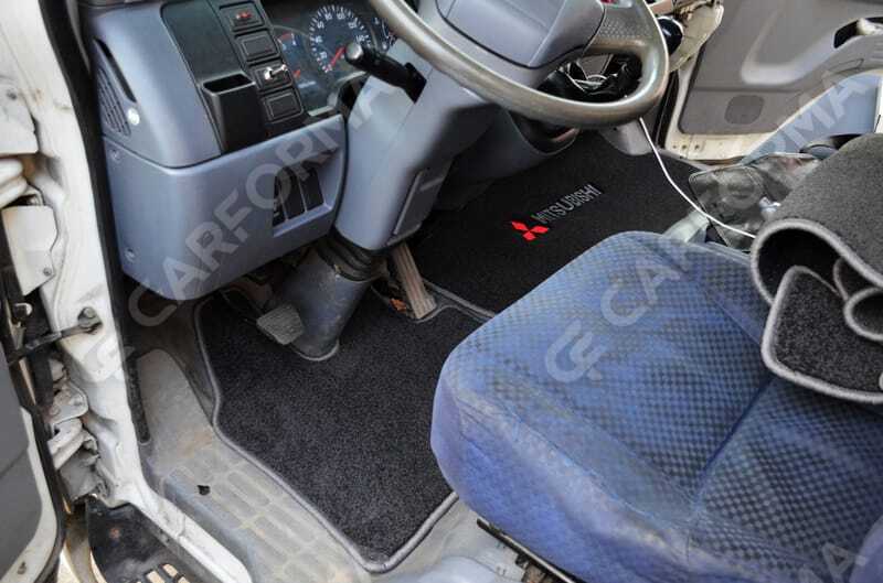 Ворсовые коврики на Mitsubishi Fuso Canter VII широкая кабина 2002&nbsp;-&nbsp;2017 в Череповеце