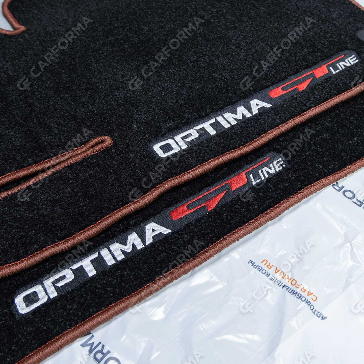 Ворсовые коврики на KIA Optima II 2016&nbsp;-&nbsp;2020 в Череповеце