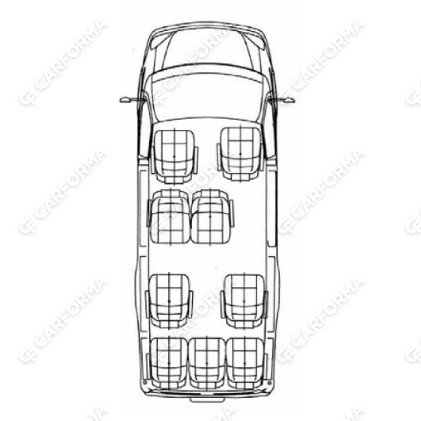 Ворсовые коврики на ГАЗ ГАЗель бизнес 9 мест 2020&nbsp;-&nbsp;2026 в Череповеце