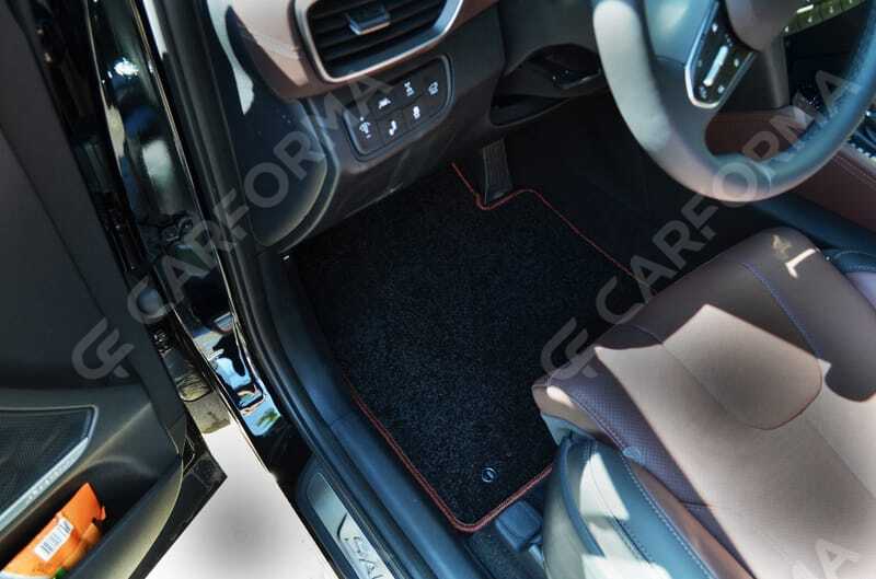 Ворсовые коврики на Hyundai Santa Fe IV 2018&nbsp;-&nbsp;2021 в Череповеце