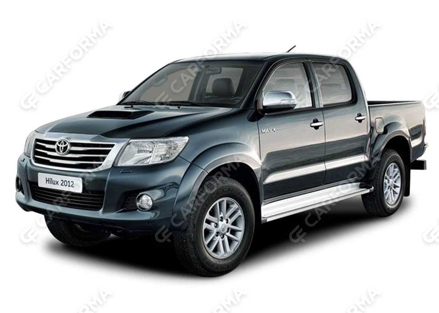 Ворсовые коврики на Toyota Hilux VII 2008&nbsp;-&nbsp;2015