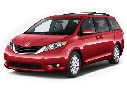 Ворсовые коврики на Toyota Sienna III 2010&nbsp;-&nbsp;2020 в Череповеце
