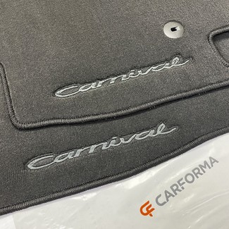 Ворсовые коврики на KIA Carnival IV 8 мест 2020&nbsp;-&nbsp;2026 в Череповеце
