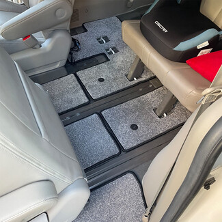 Ворсовые коврики на KIA Carnival III 7 мест 2014&nbsp;-&nbsp;2021 в Череповеце