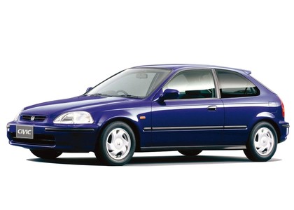 Ворсовые коврики на Honda Civic VI 3d 1995&nbsp;-&nbsp;2001 в Череповеце