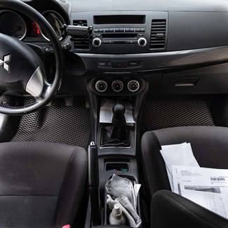 Ворсовые коврики на Mitsubishi Lancer X 2007&nbsp;-&nbsp;2017 в Череповеце