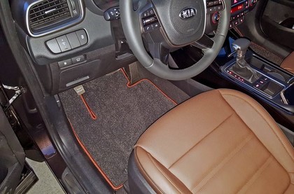 Ворсовые коврики на KIA Sorento III Prime 2015&nbsp;-&nbsp;2020 в Череповеце