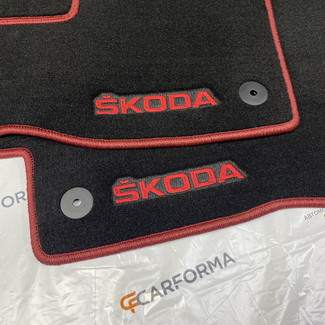 Ворсовые коврики на Skoda Rapid II 2019&nbsp;-&nbsp;2026 в Череповеце