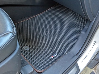 Ворсовые коврики на Hyundai Santa Fe III 2012&nbsp;-&nbsp;2019 в Череповеце