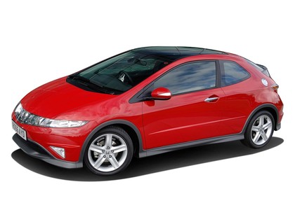 Ворсовые коврики на Honda Civic VIII 3d 2006&nbsp;-&nbsp;2011 в Череповеце